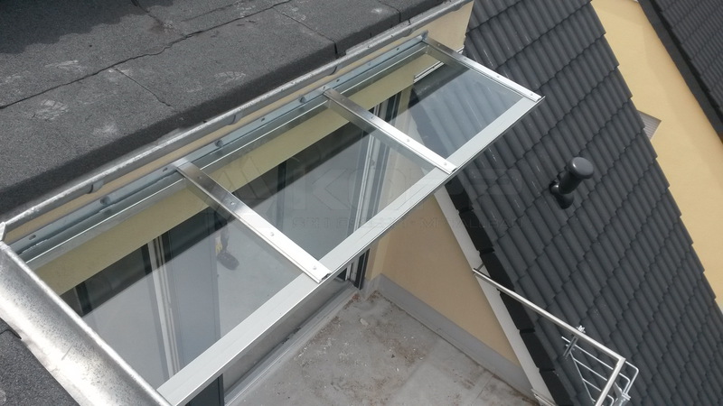 Referenzprojekt Vordach beziehungsweise Überdachung aus Metall (5)