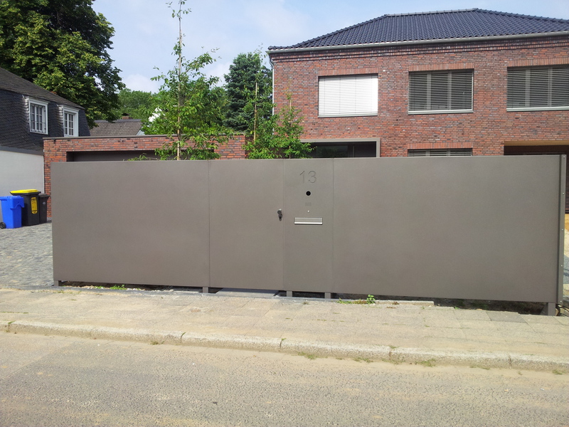Referenzprojekt Tor beziehungsweise Toranlage aus Metall (3)