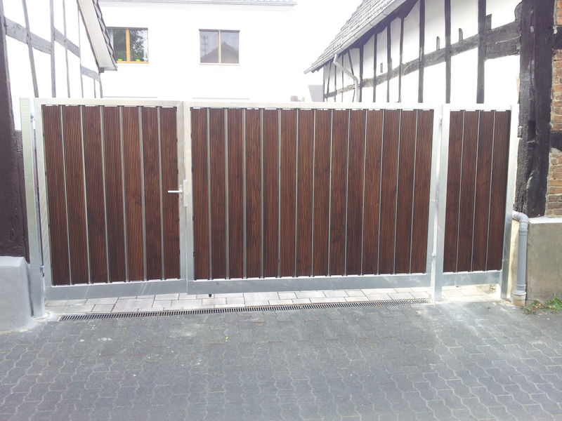 Referenzprojekt Tor beziehungsweise Toranlage aus Metall (4)