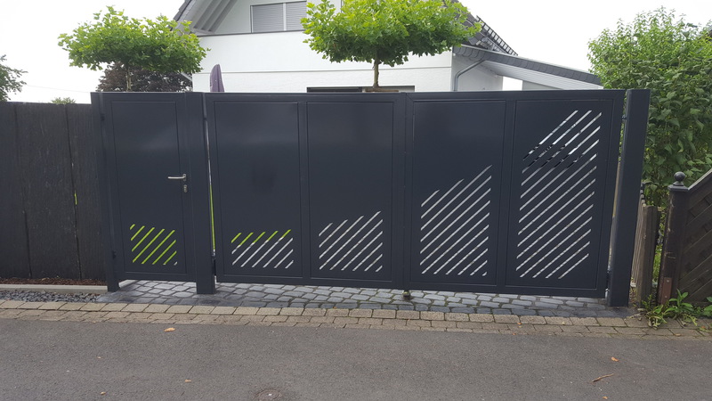 Referenzprojekt Tor beziehungsweise Toranlage aus Metall (5)